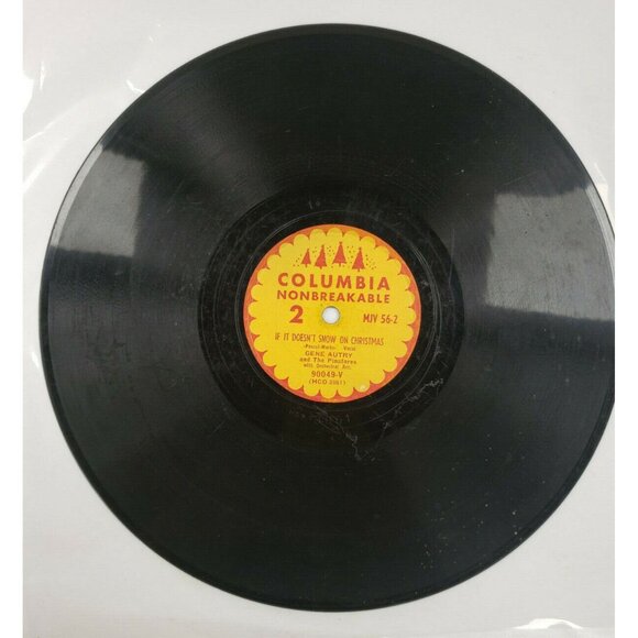 78 RPM-Rudolph, The Red-Nosed Reindeer-Gene Autry-If It Doesn't Snow... (R120) - Picture 4 of 4